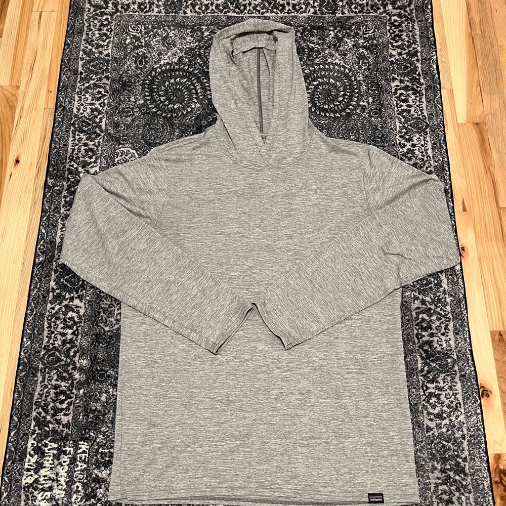 Men's Patagonia Capilene® Cool Daily Lightweight Performance Hoody Grey Medium